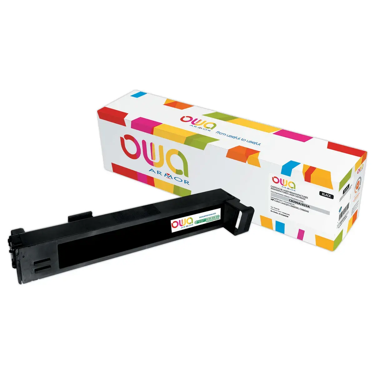 Toner Armor noir compatible HP CB390A photo du produit