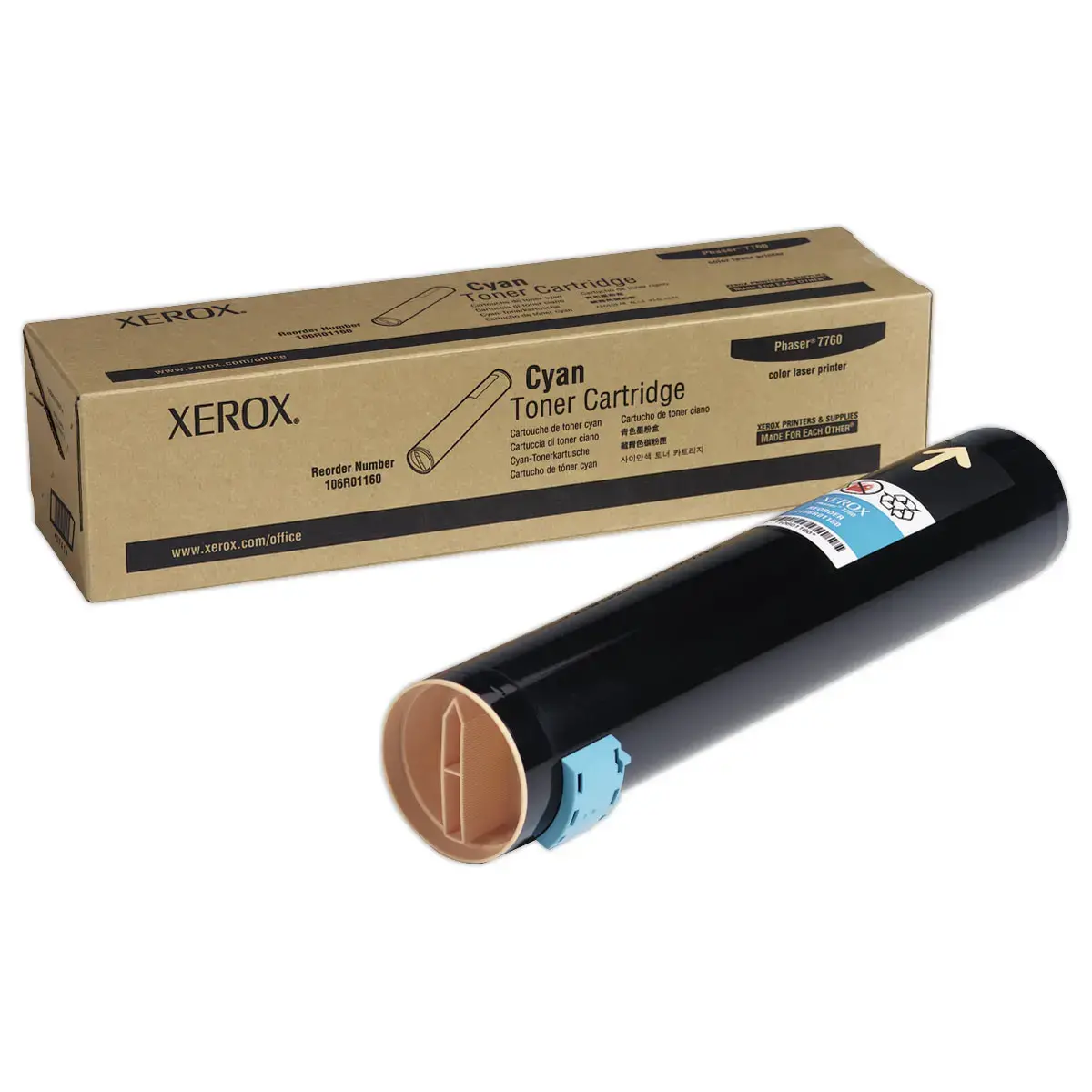 Toner Xerox Phaser 7760 Cyan photo du produit