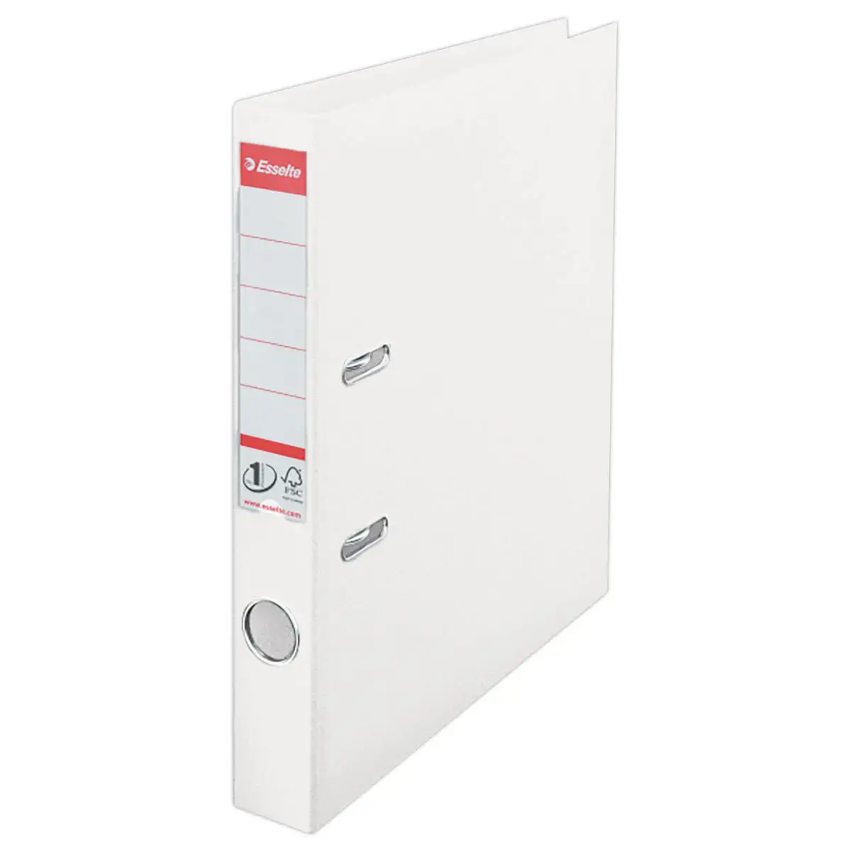 Classeur &agrave; levier n&deg;1 Power - Dos 5 cm - Blanc - Esselte photo du produit