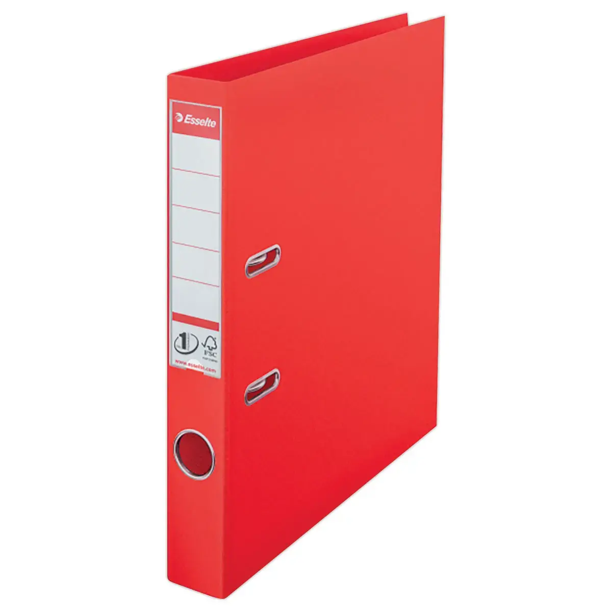 Classeur &agrave; levier n&deg;1 Power - Dos 5 cm - Rouge - Esselte photo du produit
