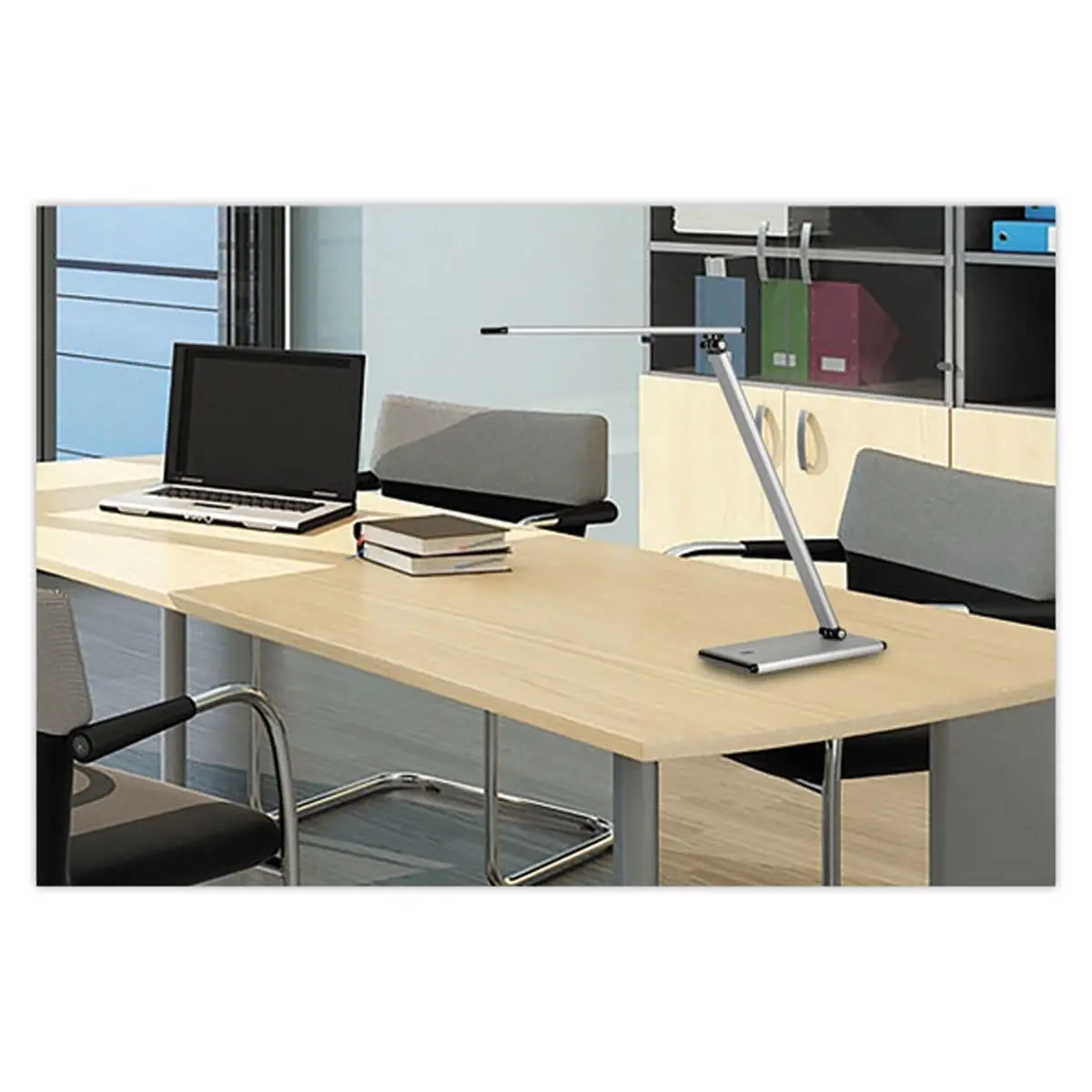 Lampe de bureau TERRA - Gris métal - Unilux photo du produit