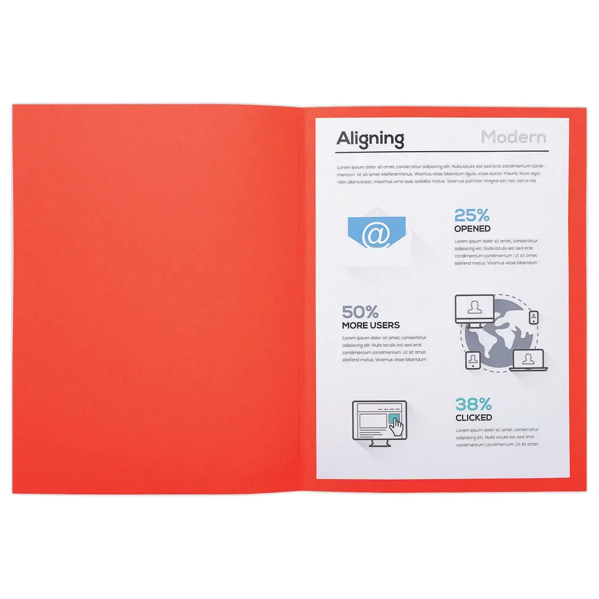 100 Chemises de rangement Forever 170 - Rouge - Exacompta photo du produit
