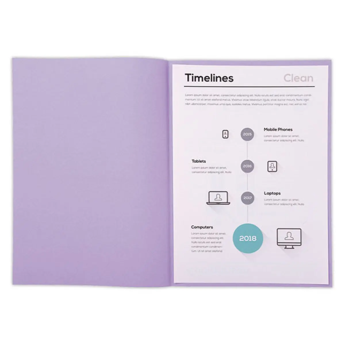 Sous-chemises Rock's En Carte 80 G – Lot De 100 | Couleur Violette Pour Classement Facile Et Organisation