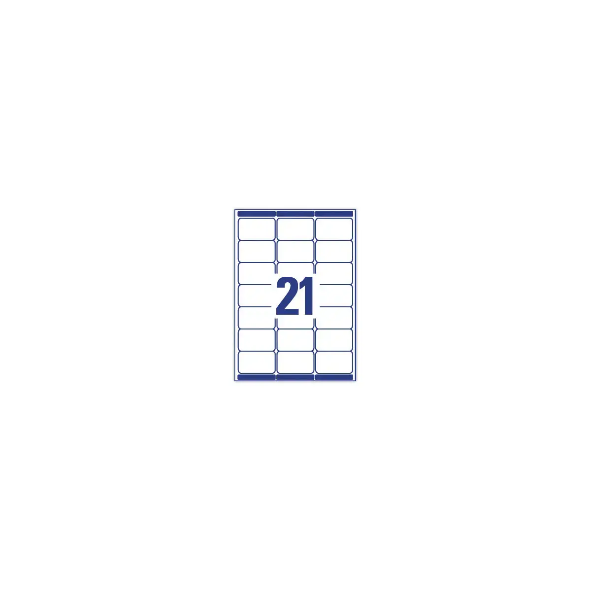 100 Planches d'étiquettes laser Avery 63,5x38,1 mm soit 2400 étiq/boîte photo du produit