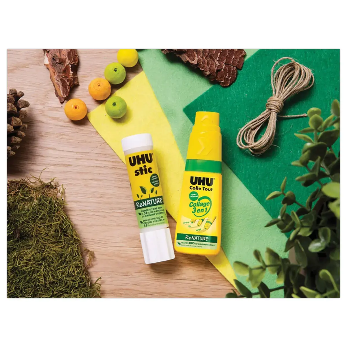 Flacon de colle transparente renature - 35 ml - UHU photo du produit