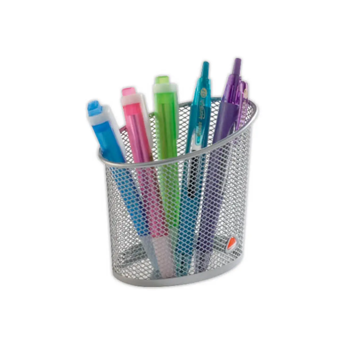 Pot à crayons gris métal - Alba photo du produit