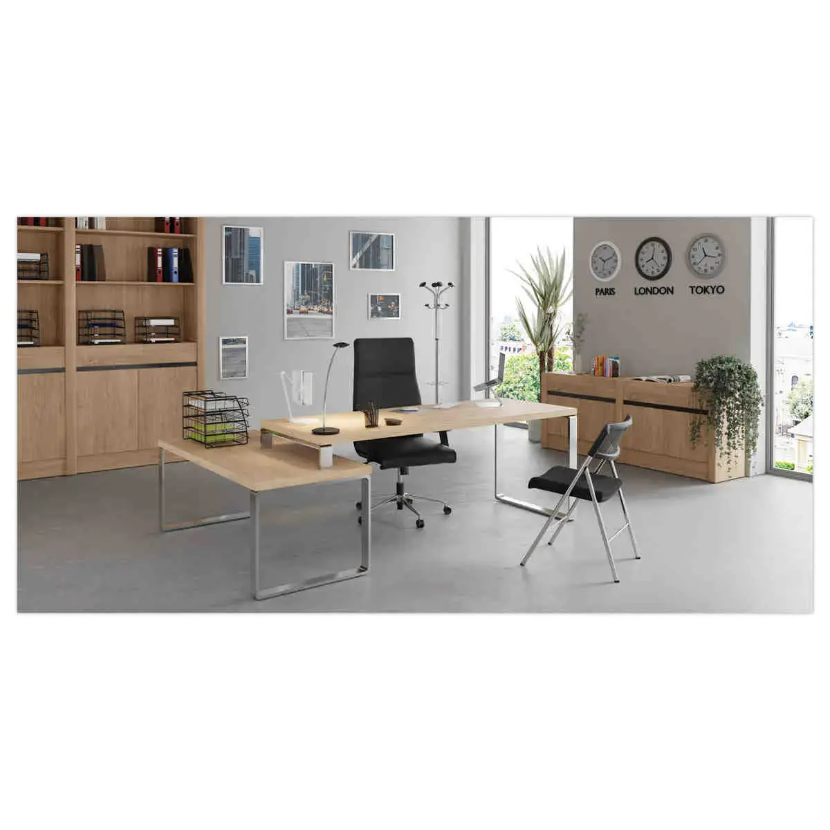 Pot à crayons noir métal - Alba photo du produit