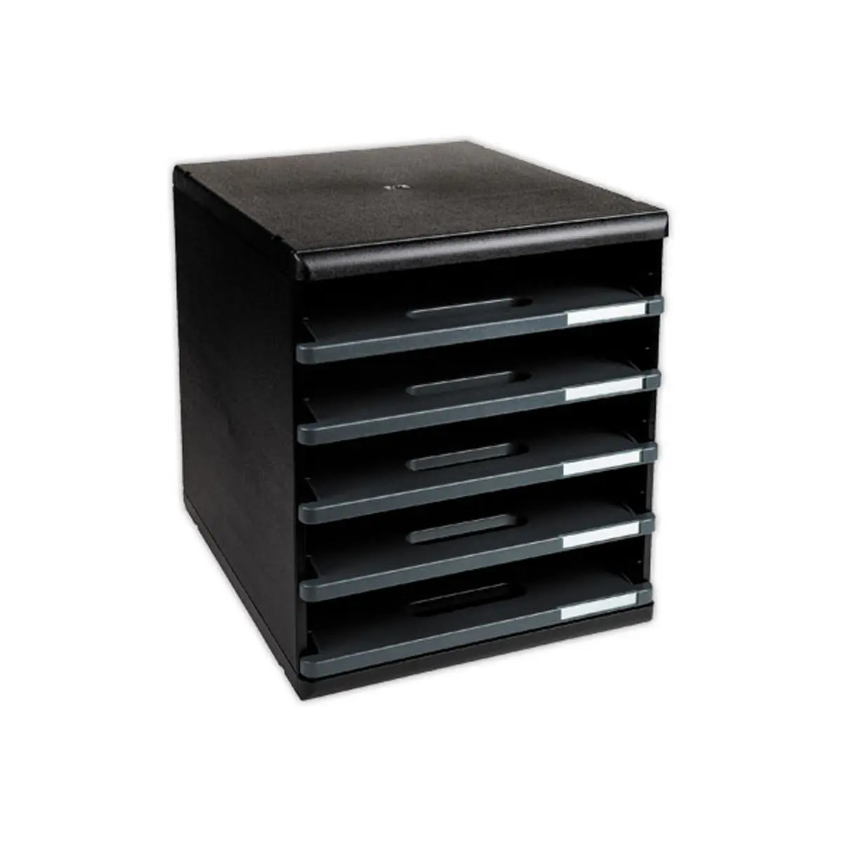 Module de classement 5 tiroirs ouverts- noir - Exacompta photo du produit