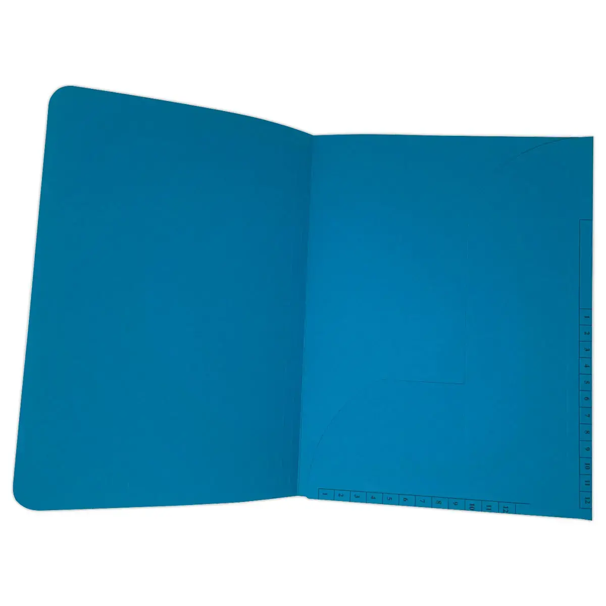 25 Chemises sous-dossier pastel - Bleu - Fiducial photo du produit