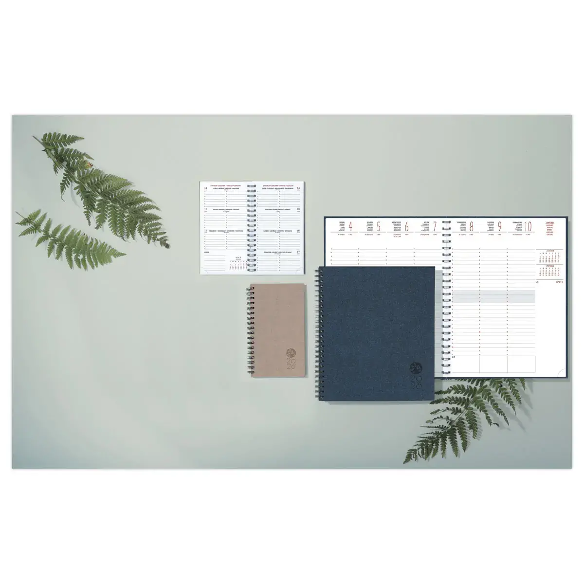 Agenda semainier Forever - 18,5 x 22,5 cm - Bleu - Déc/Déc - EXACOMPTA photo du produit