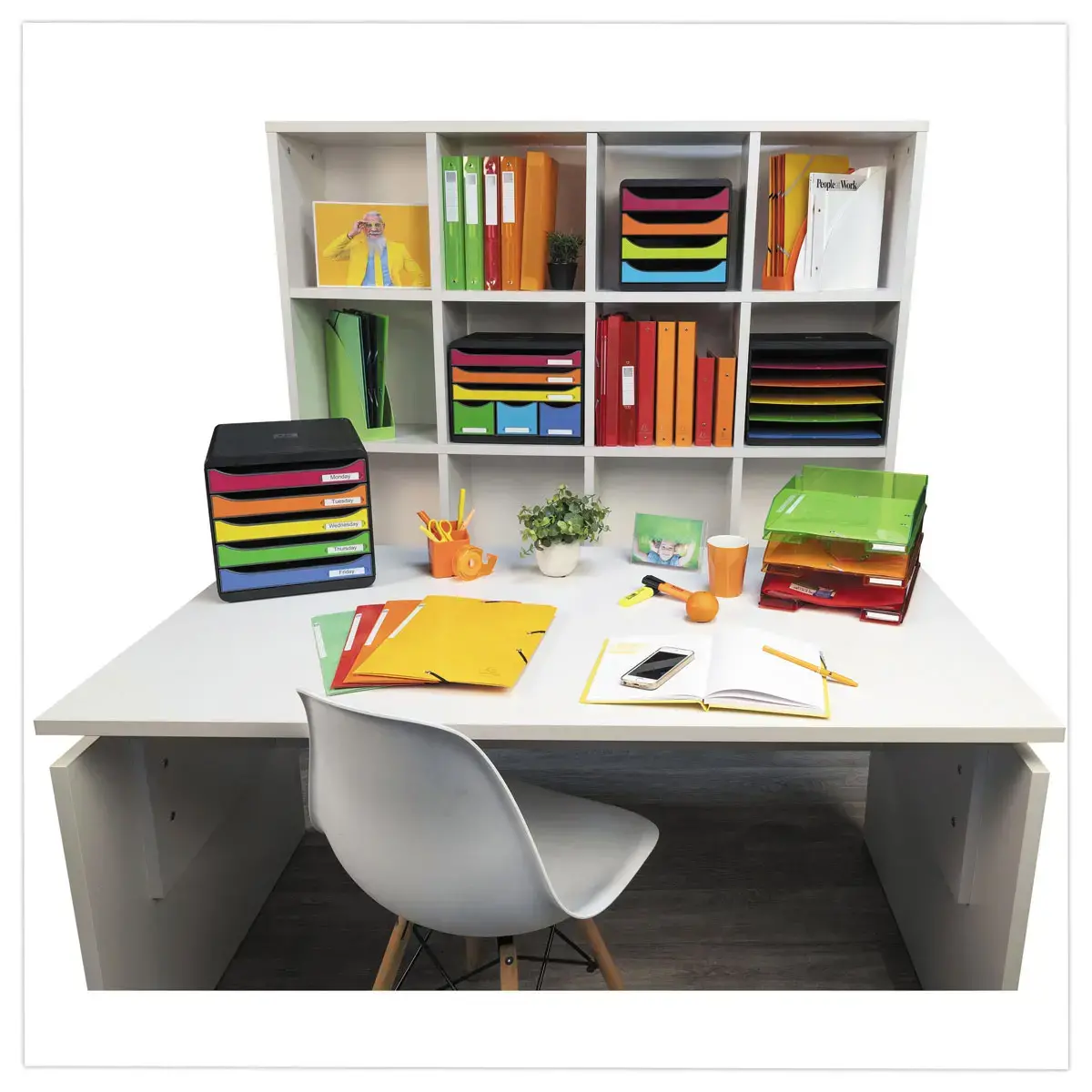 Porte-visuel vertical mural photo du produit