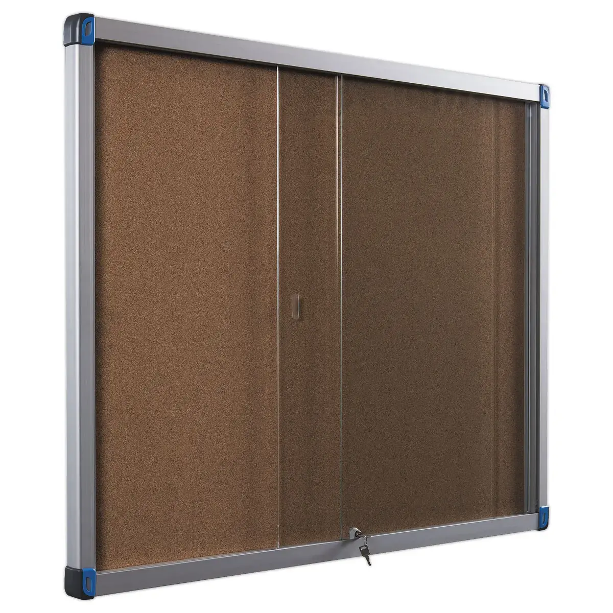 Vitrine d'intérieur - 12 x A4 - Fond liège - VANERUM photo du produit