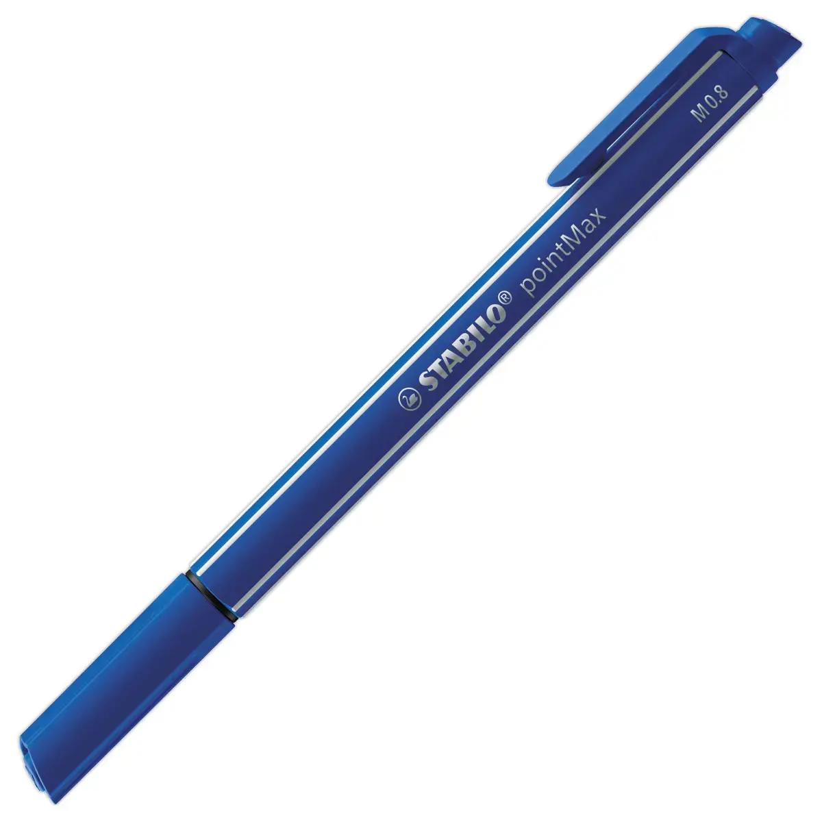 Stylo-feutre pointMax - Pointe moyenne - Bleu - STABILO photo du produit
