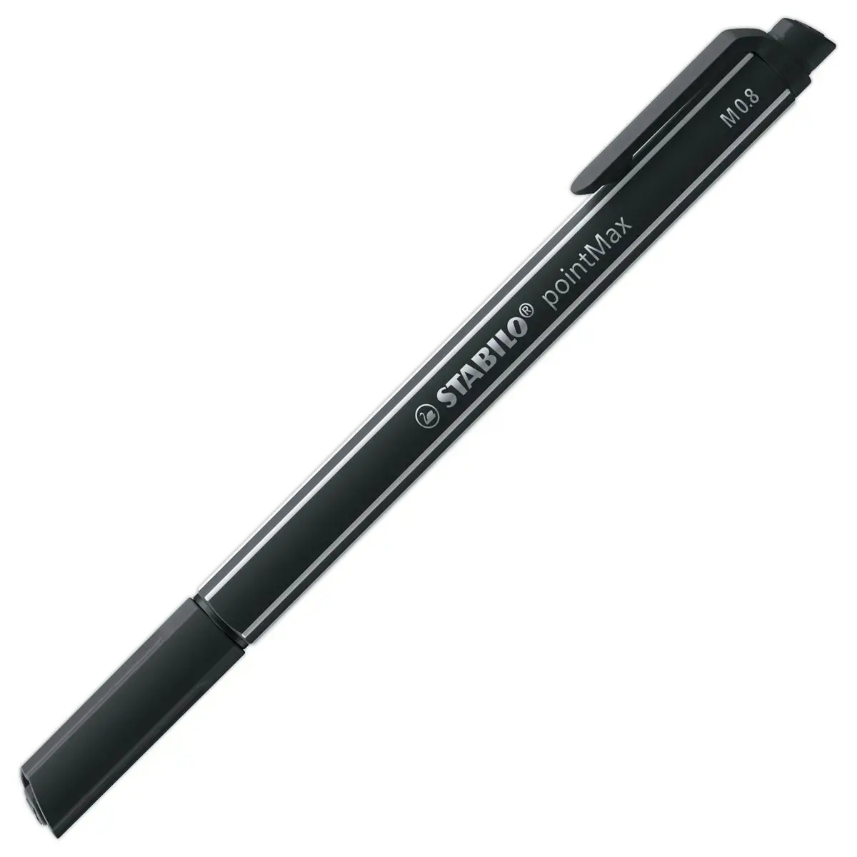 Stylo-feutre pointMax - Pointe moyenne - Noir - Stabilo photo du produit