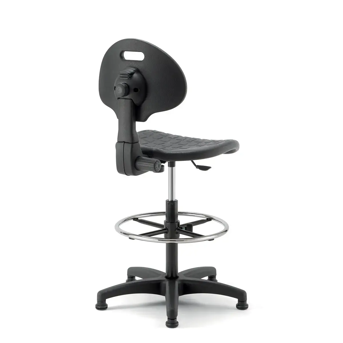 Siège technique dossier haut – Noir – Monté photo du produit