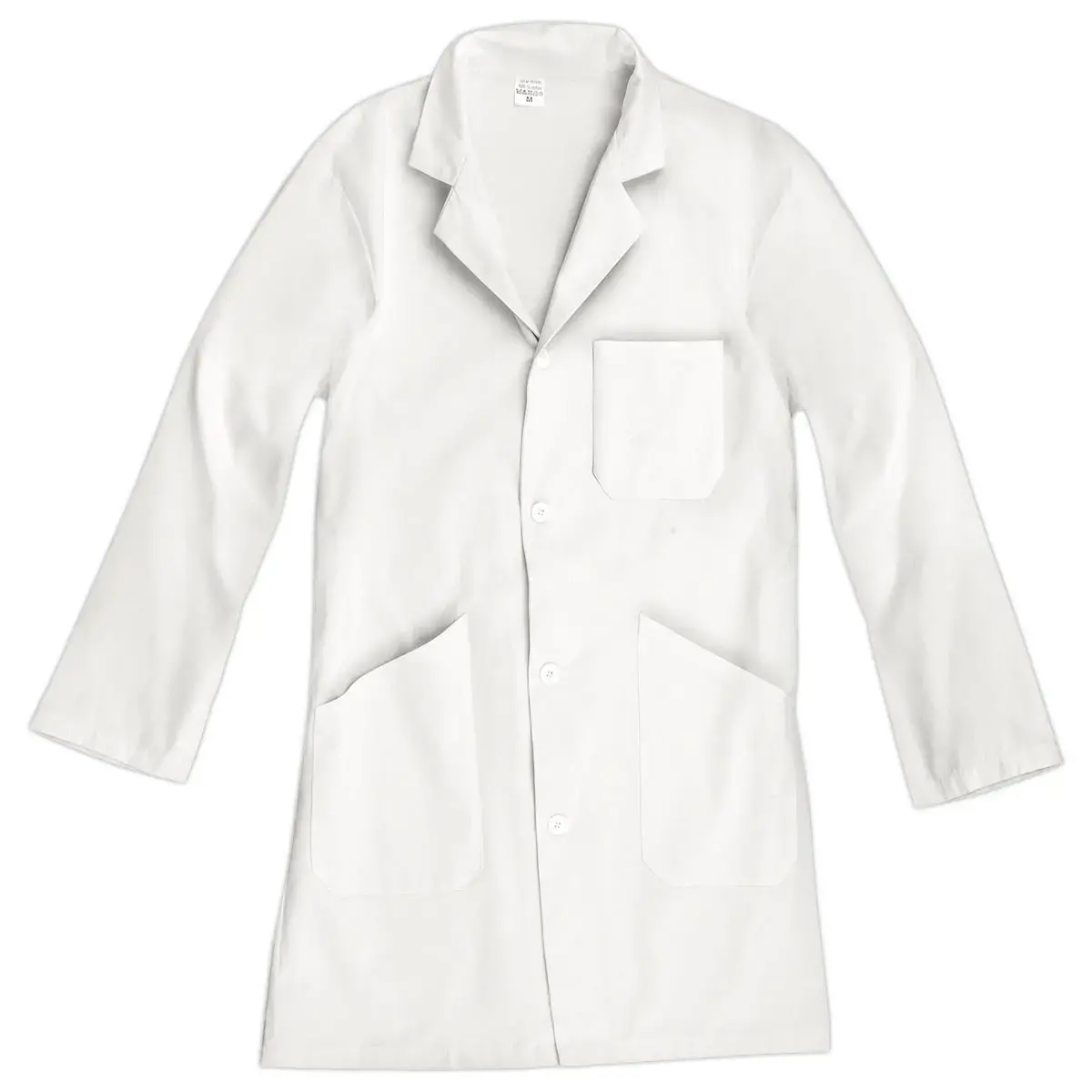 Blouse blanche 100 % coton - 3 poches - Taille S - Wonday photo du produit