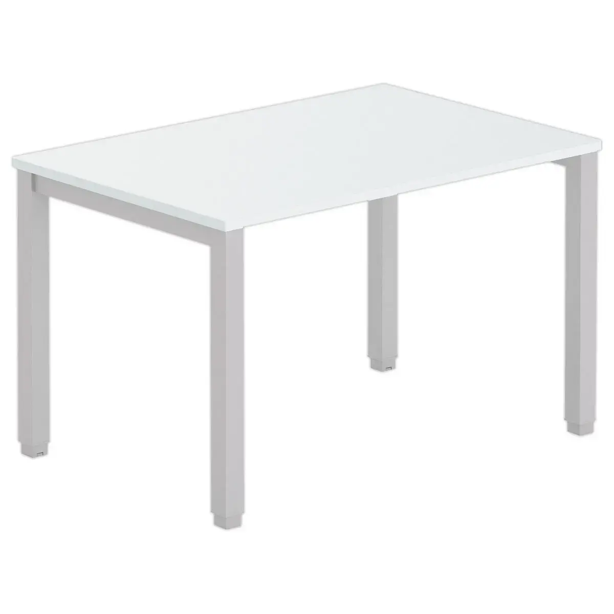 Bureau BRUXELLES 120 x 80 gris - pieds aluminium photo du produit