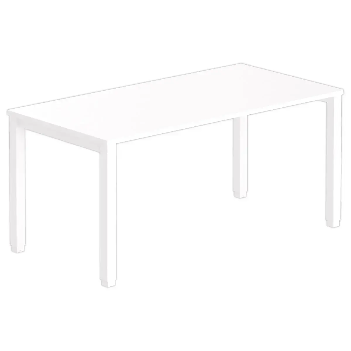 Bureau Bruxelles - 160 x 80 cm - Blanc - Fiducial photo du produit