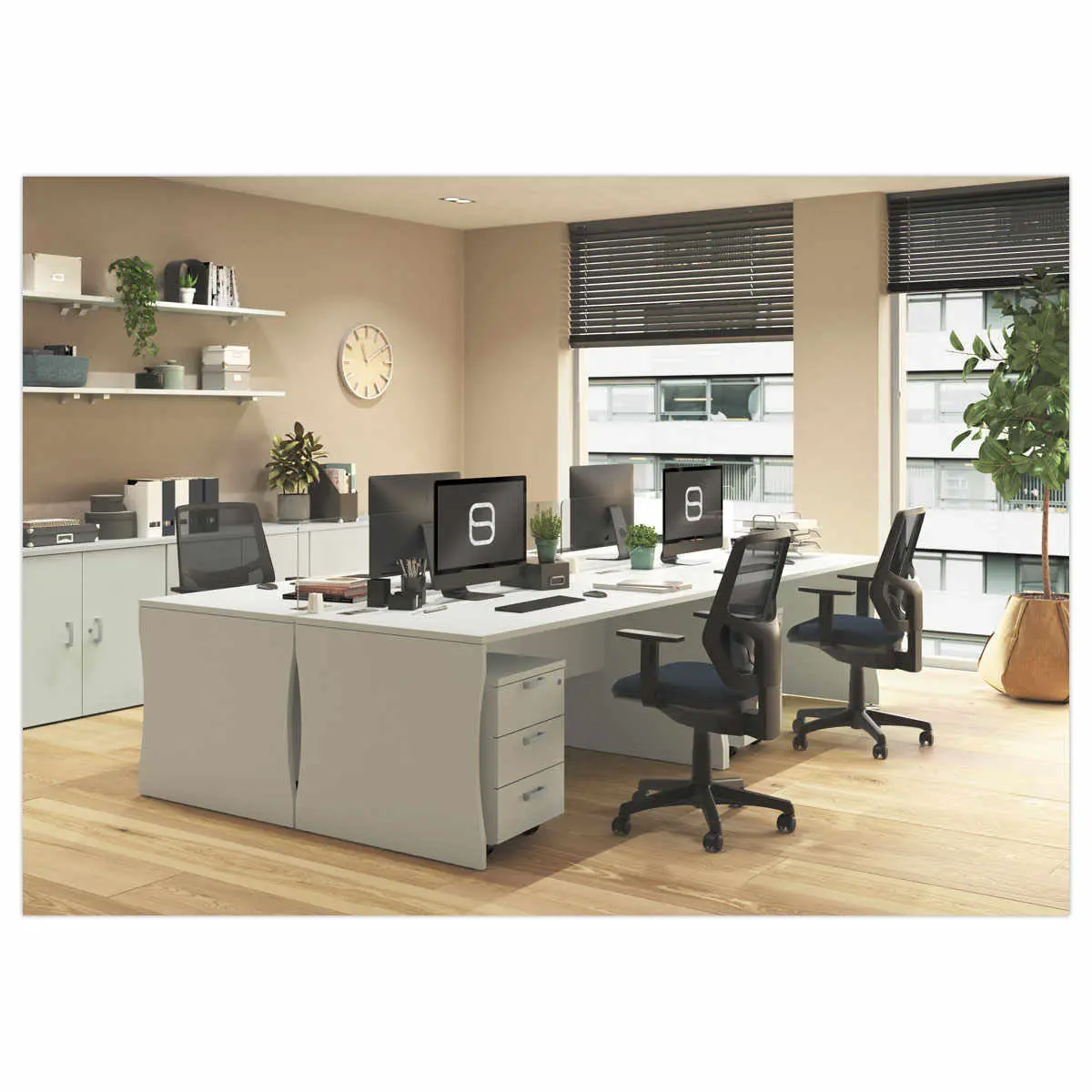 Bureau BUDAPEST 120 x 80 blanc photo du produit