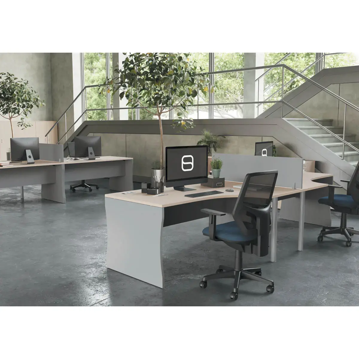Bureau BUDAPEST 120 x 80 noyer photo du produit