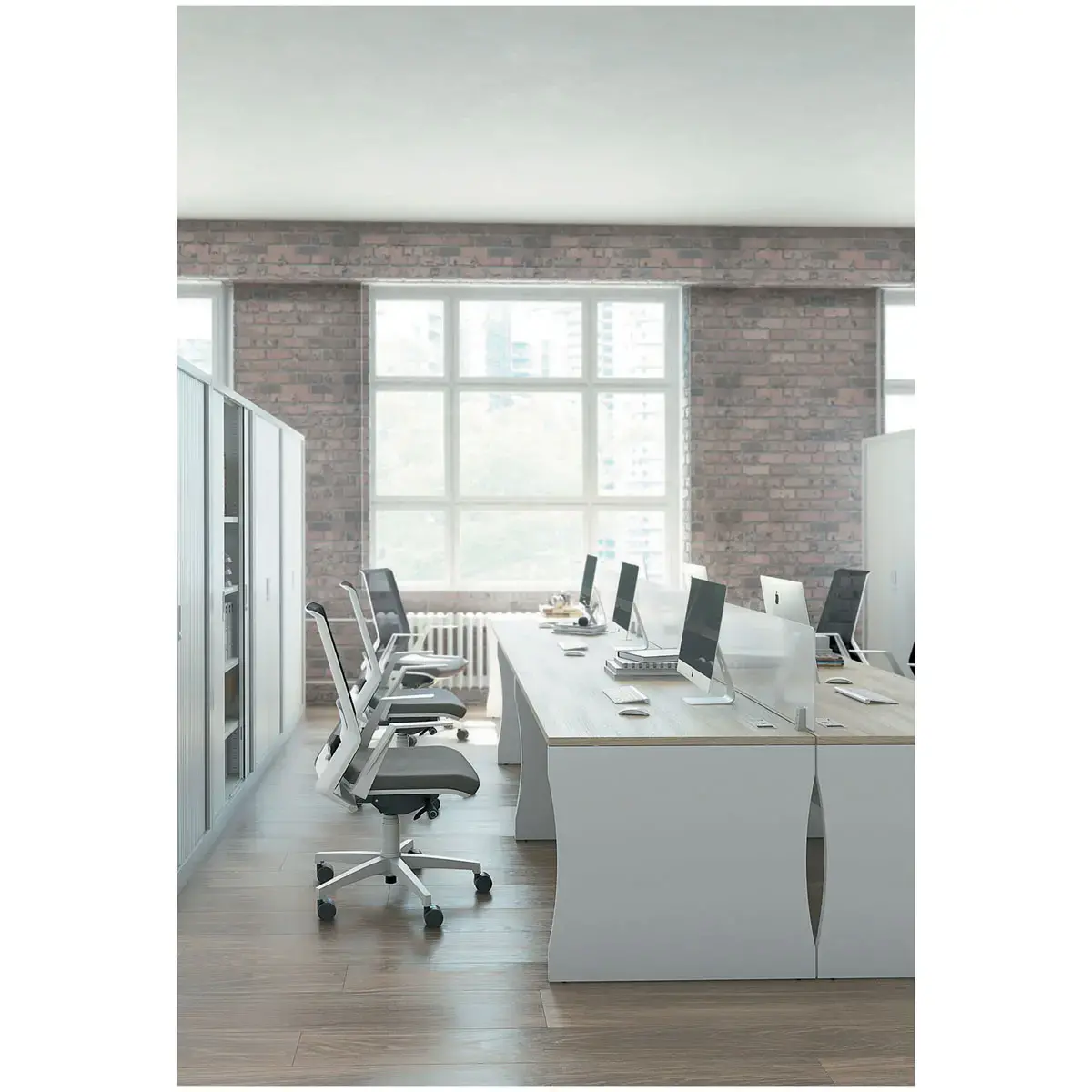 Bureau BUDAPEST 140 x 80 blanc photo du produit