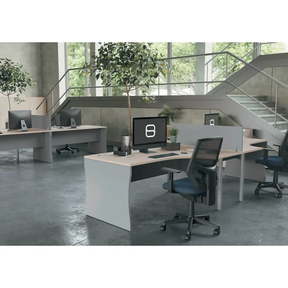 Bureau BUDAPEST 140 x 80 blanc photo du produit