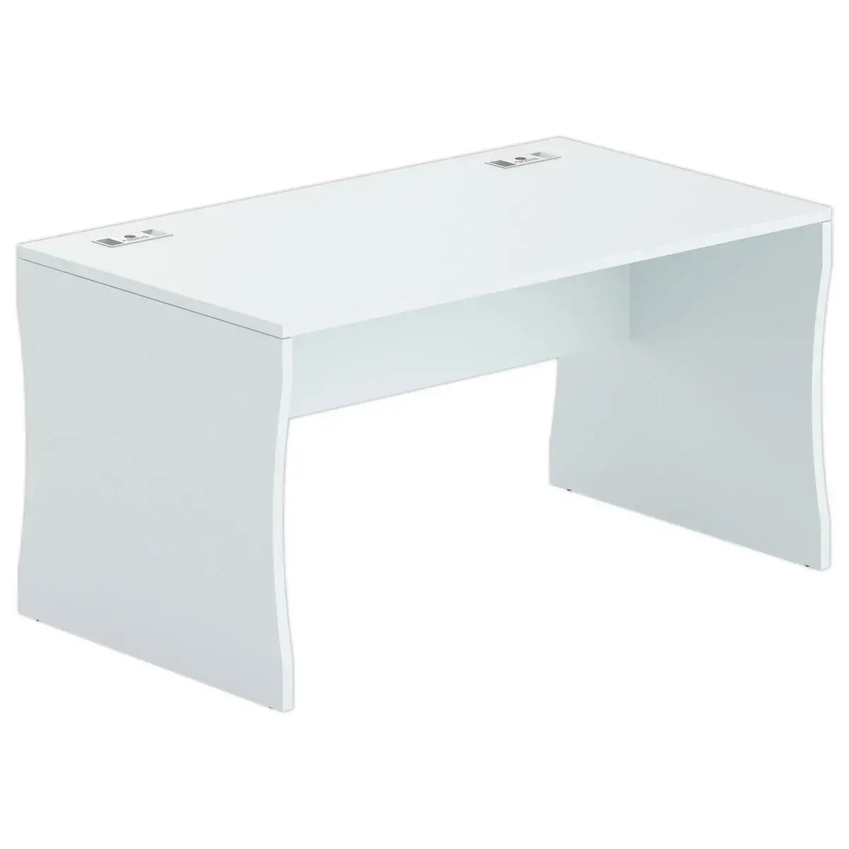 Bureau BUDAPEST 140 x 80 gris photo du produit