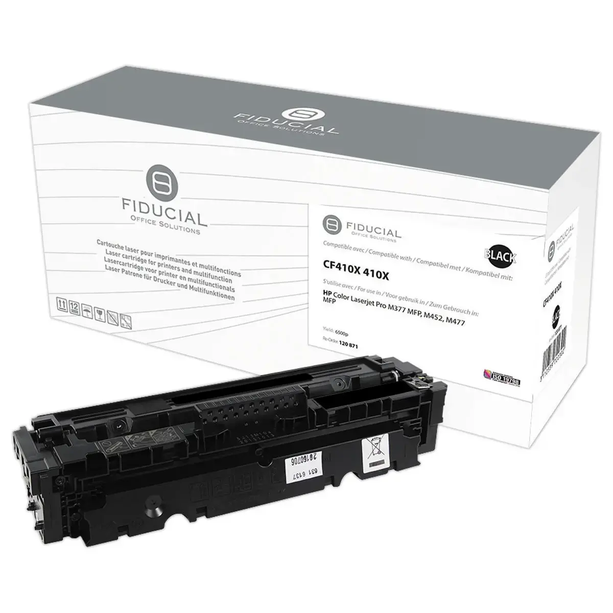 Toner remanufactur&eacute; &eacute;q. HP CF410X - Haute capacit&eacute; - Noir photo du produit