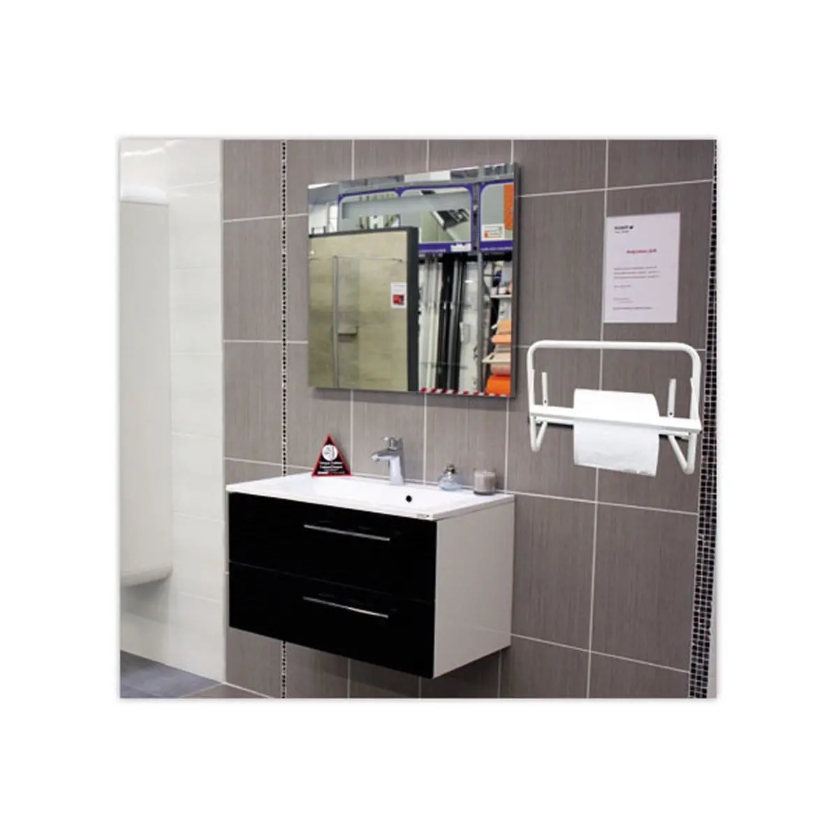 Dévidoir mural pour essuie-mains roll maxi 45cm-H300-L 480 photo du produit