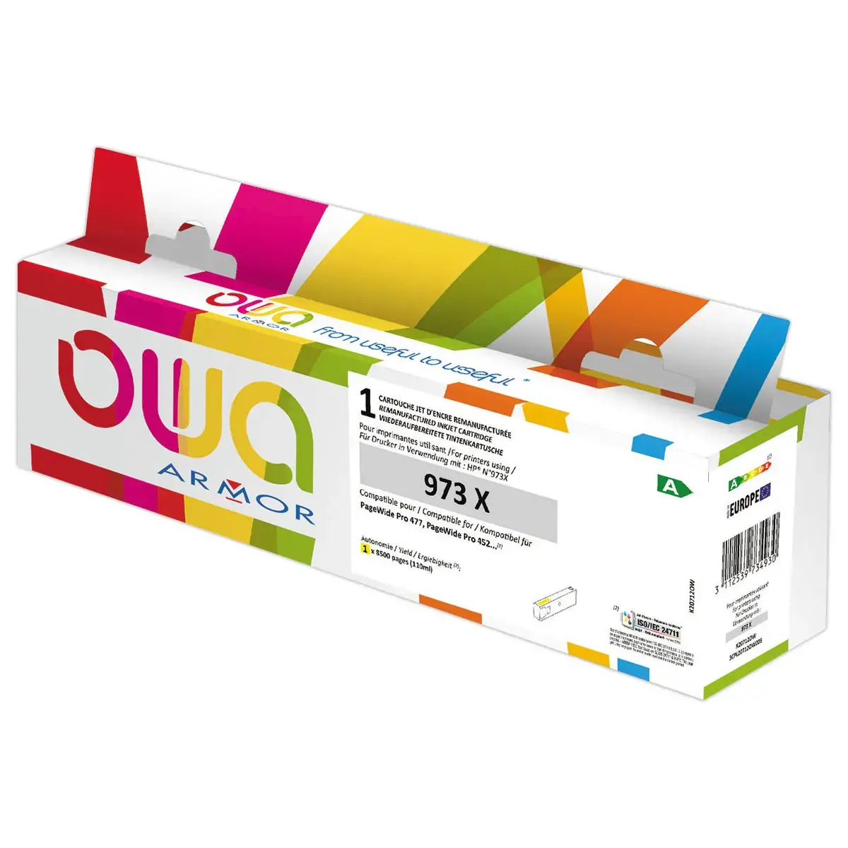 Cartouche &eacute;q. HP 973X - Jaune - OWA photo du produit