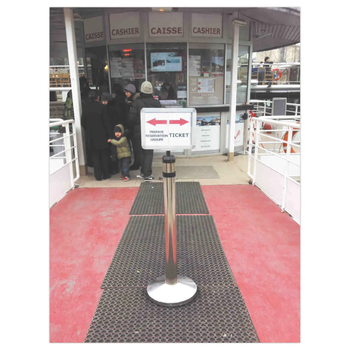 Support affiche rotatif mode paysage ou portrait - format A4 photo du produit