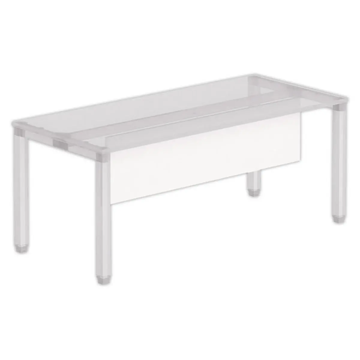 Voile de fond L 180 blanc photo du produit