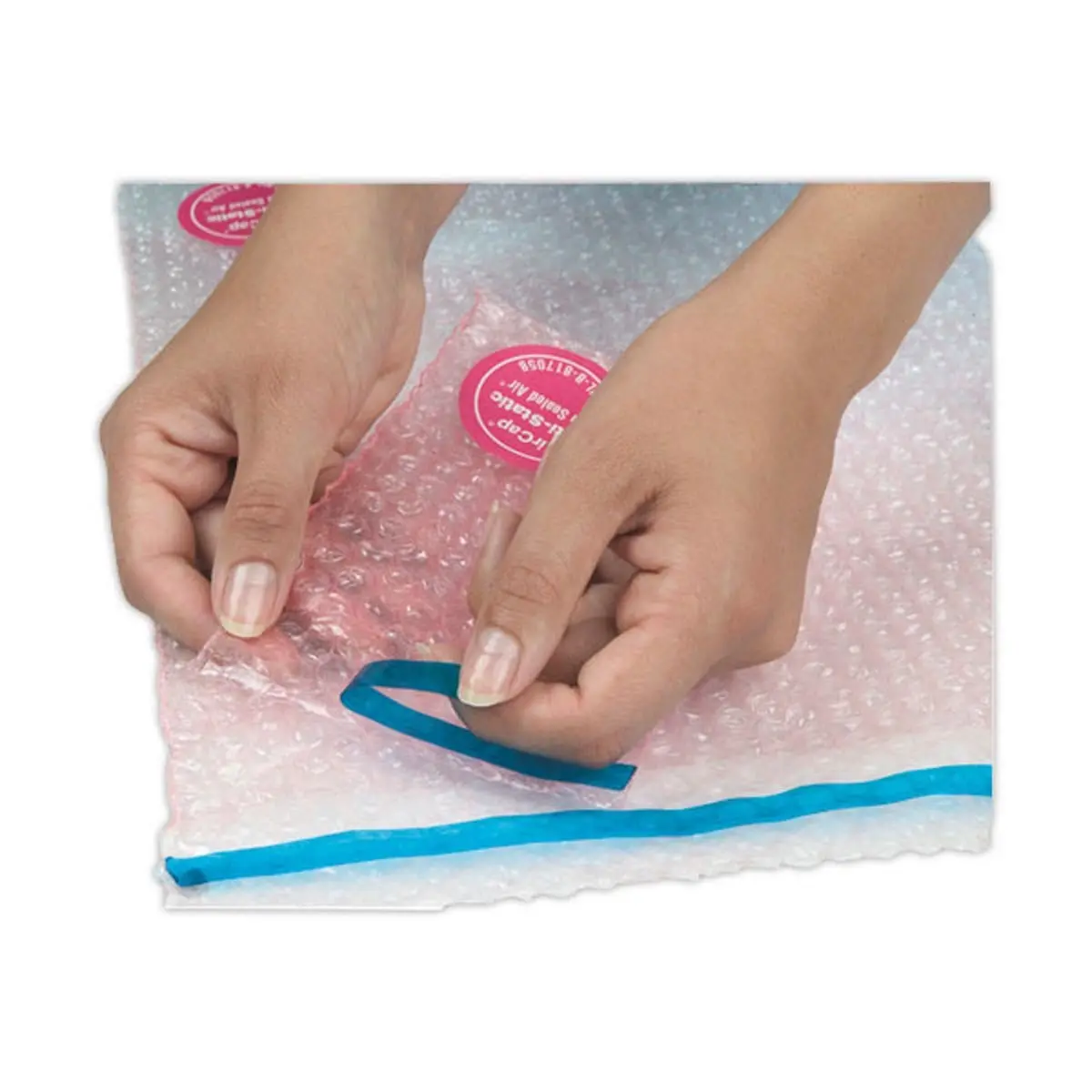 50 Sachets matelass&eacute;s &agrave; bulles d'air 400x600 mm photo du produit