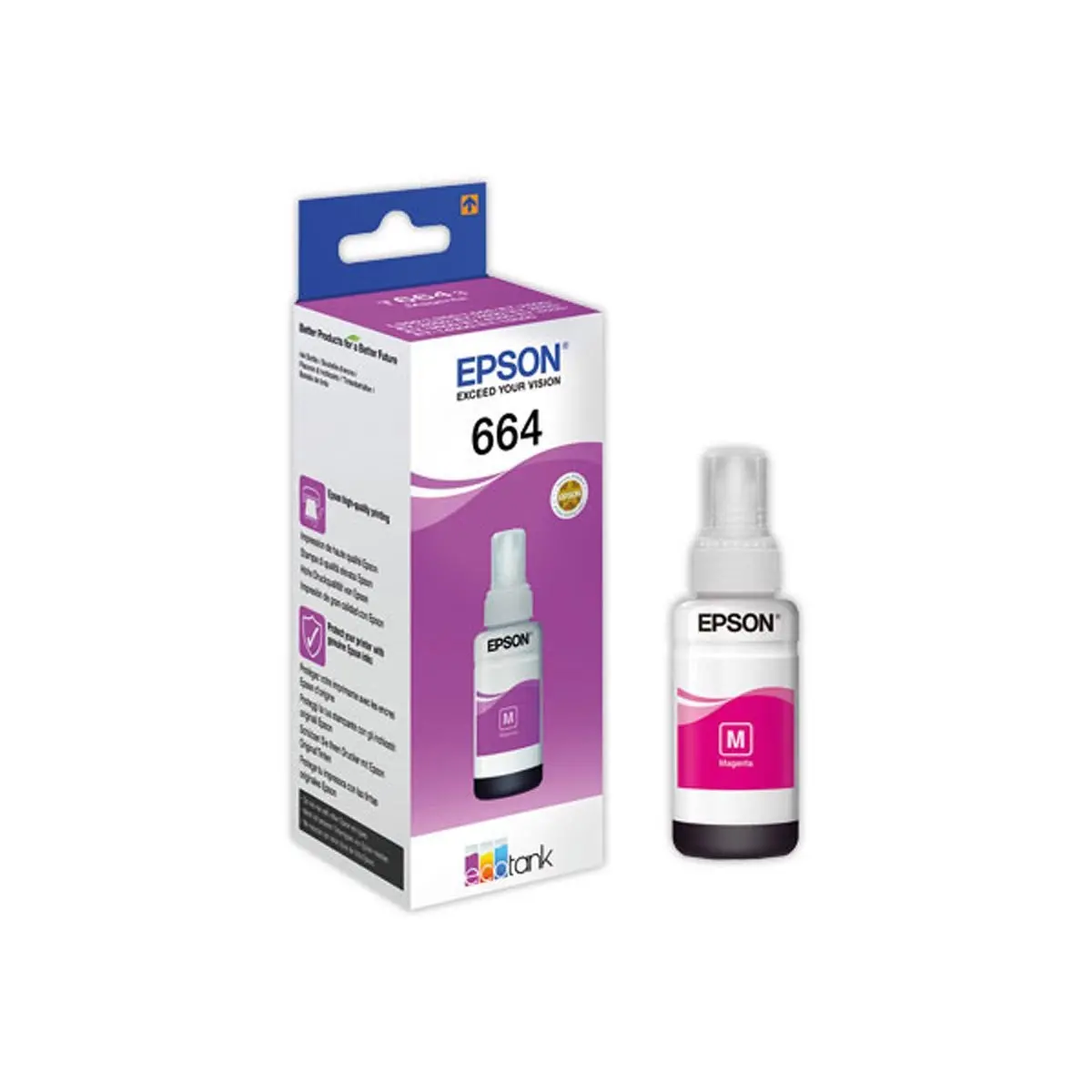 Recharge Jet d'encre EPSON T6643 magenta photo du produit