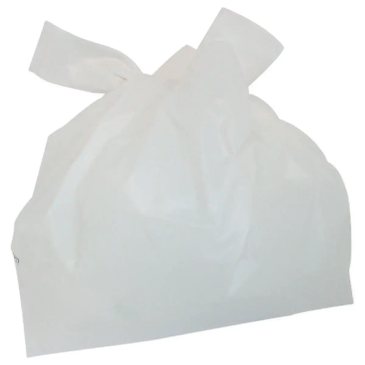 500 Sacs à bretelles en polyethylène réutilisables BLANC photo du produit
