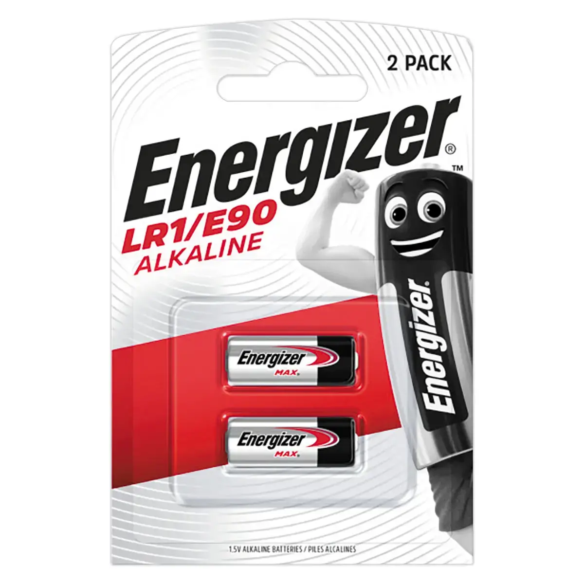 2 Piles alcalines LR1/E90 - 1,5V - Energizer photo du produit