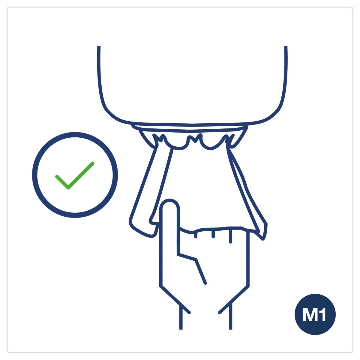 Mini distributeur essuie-mains à dévidage central M1 - TORK photo du produit