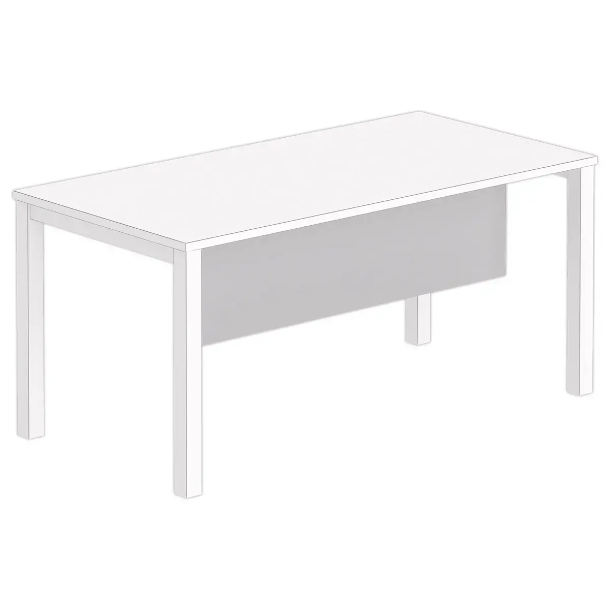 Voile de fond m&eacute;lamin&eacute; L 160 aluminium photo du produit