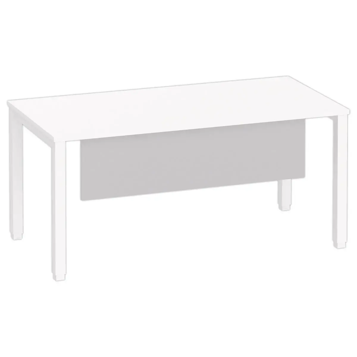 Voile de fond m&eacute;lamin&eacute; L 160 aluminium photo du produit