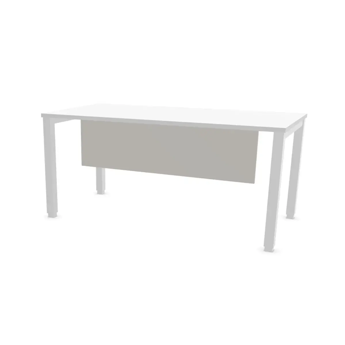 Voile de fond m&eacute;lamin&eacute; L 160 aluminium photo du produit