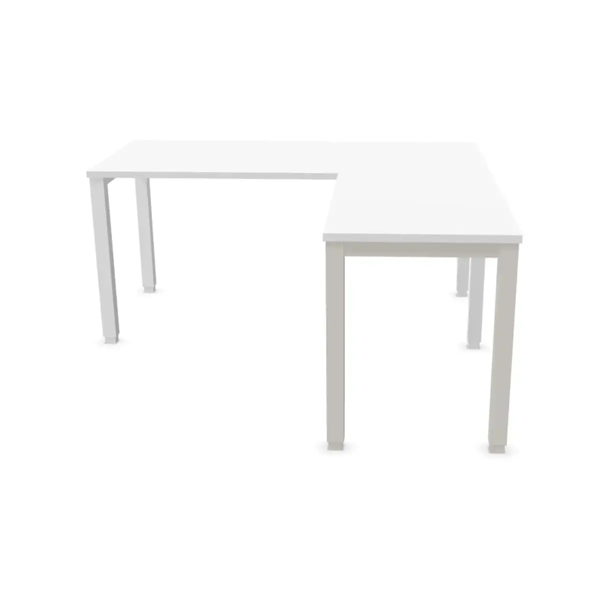 Retour BRUXELLES 98 x 60 plateau blanc-pieds alu photo du produit