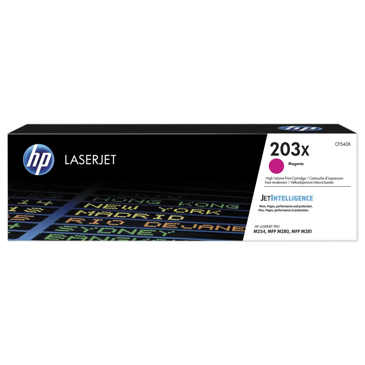 HP 203X CF543X toner magenta Grande capacité - HP photo du produit
