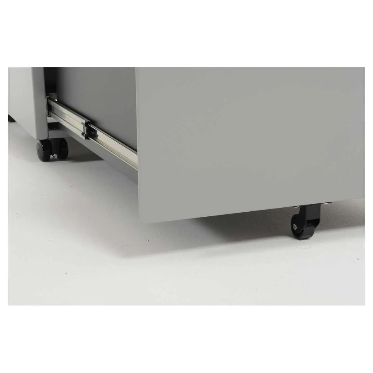 Caisson mobile en métal 2 tiroirs aluminium monté photo du produit