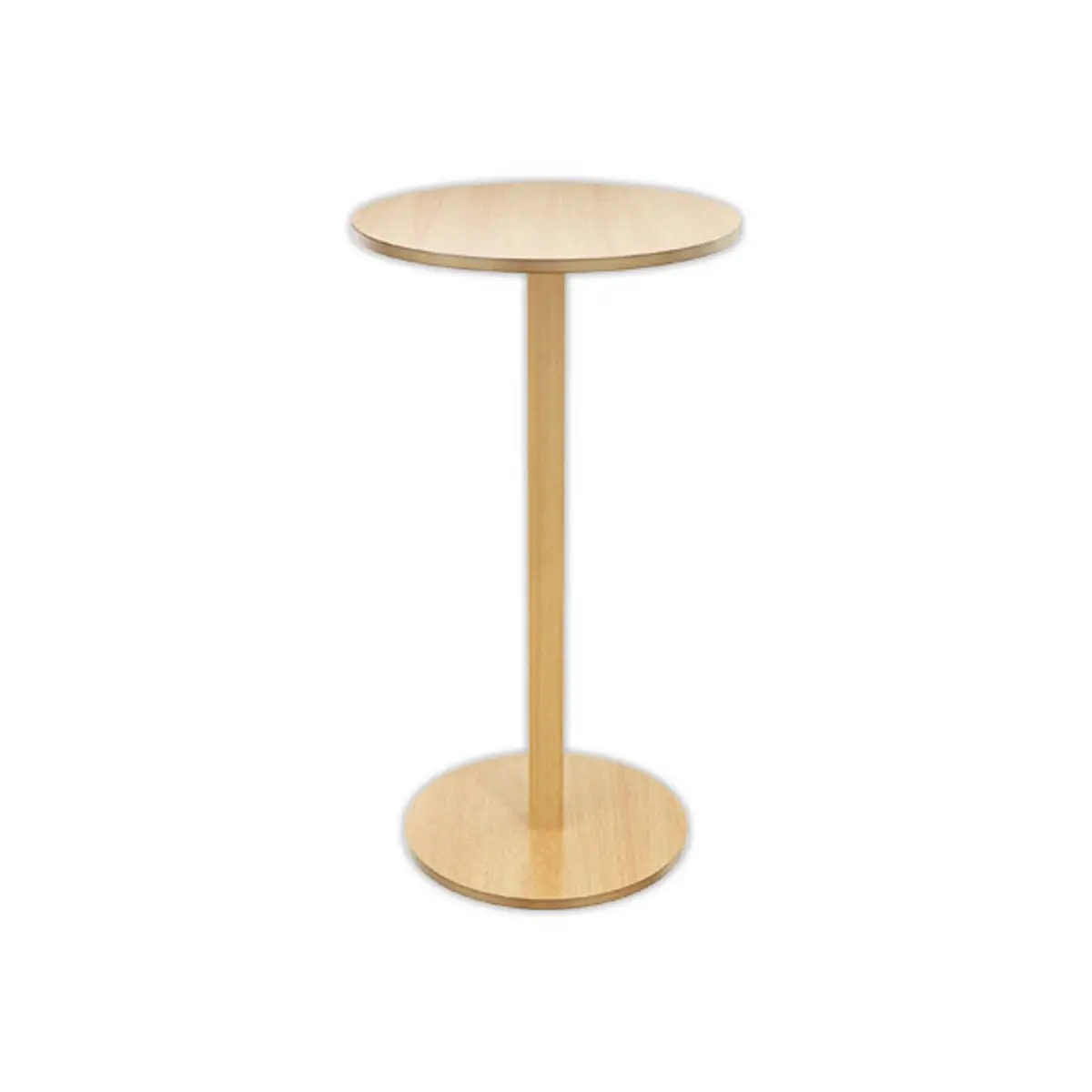 Table haute WOODY ronde 60 cm - hêtre montée photo du produit