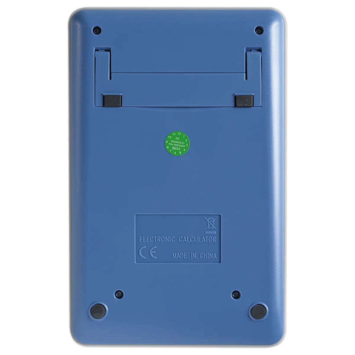 Calculatrice bleue colorée M12 - Fiducial photo du produit