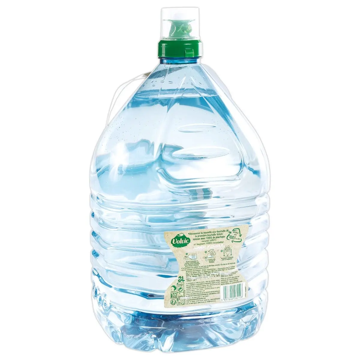 Bonbonne d'eau plate avec robinet - 8L - VOLVIC