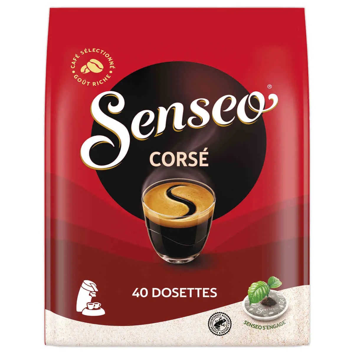 Dosettes de café Senseo Corsé - Paquet de 18 sur