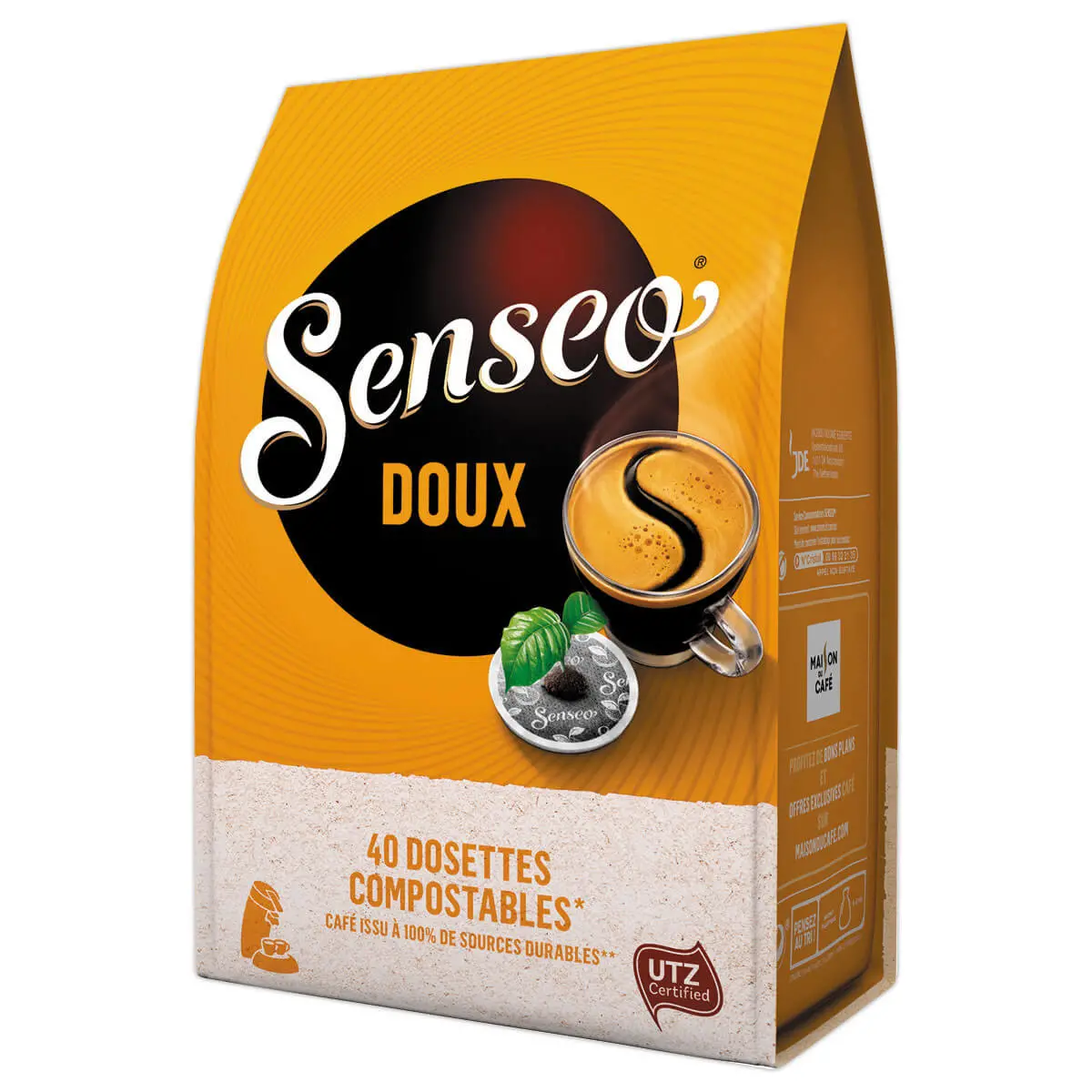 Boîte distributrice de 50 dosettes de café SENSEO Regular - Café