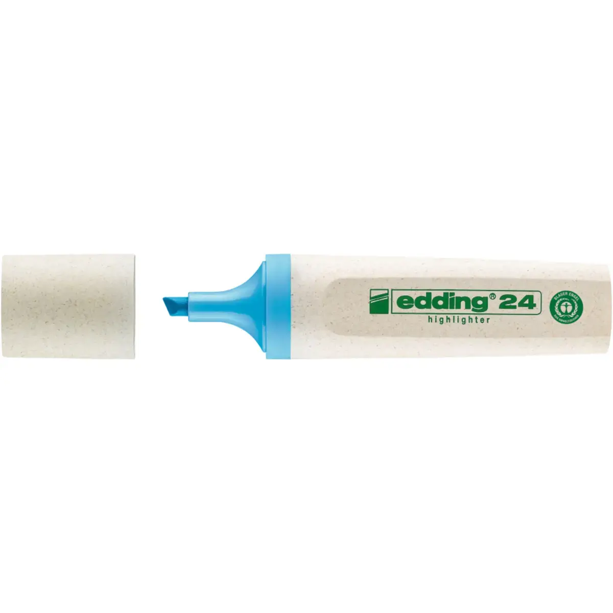 Surligneur - pointe large - E24 - bleu clair - Edding photo du produit