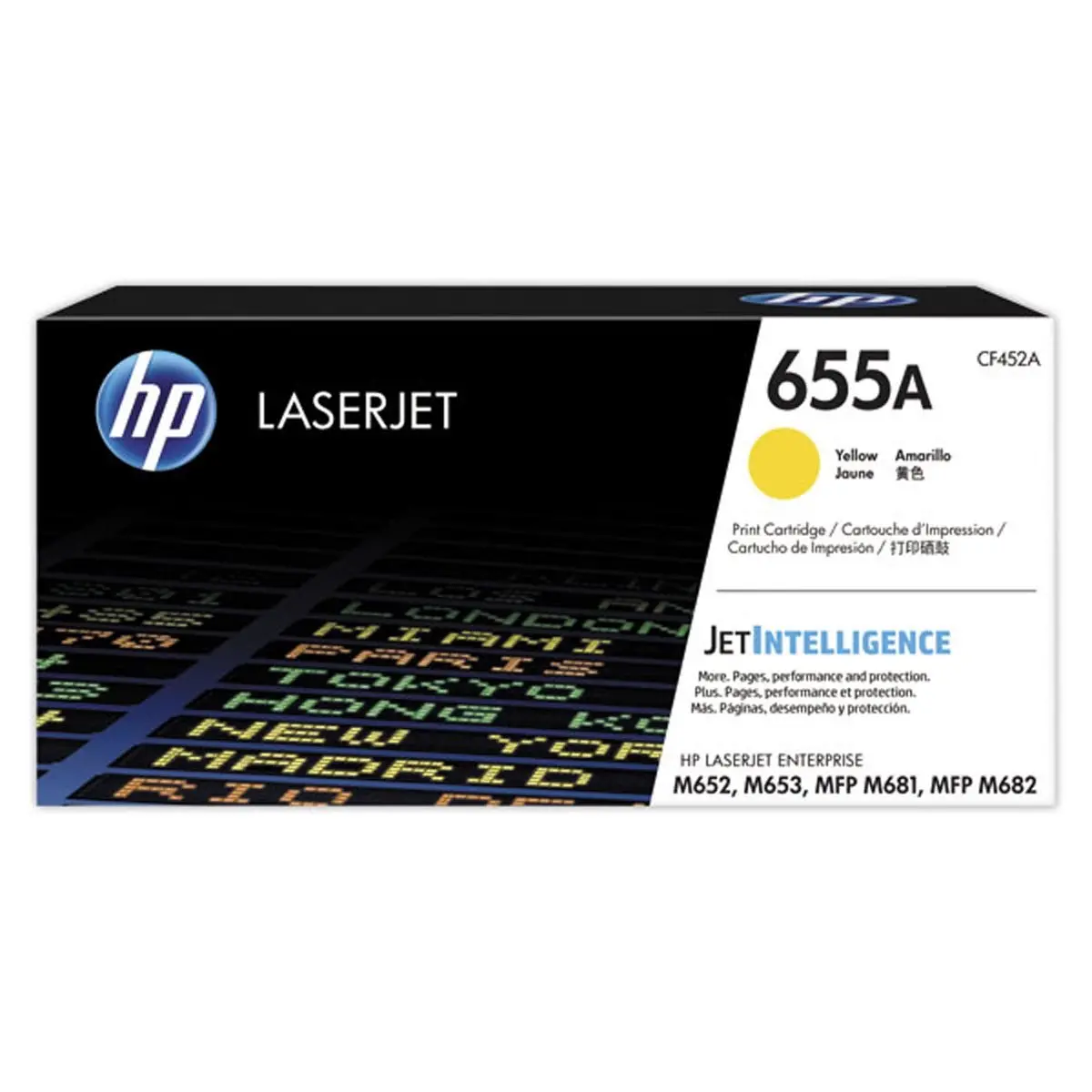 HP 655A CF452A toner jaune photo du produit